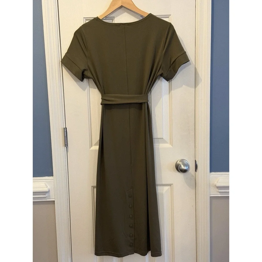 Inherit Olive Green Dress Belt Size Women's Small Minimalist‎ Classic Casual